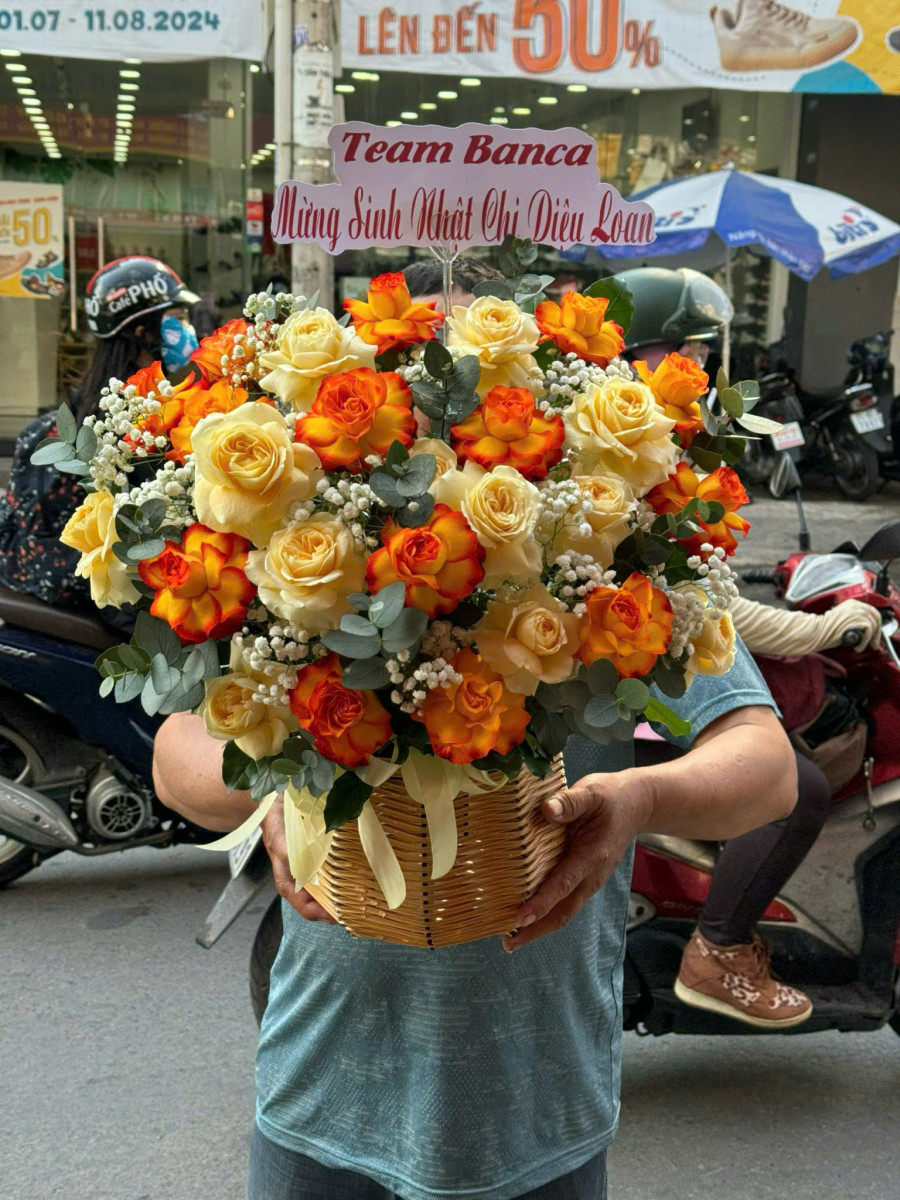 Giỏ Hoa Tặng Thầy 20/11